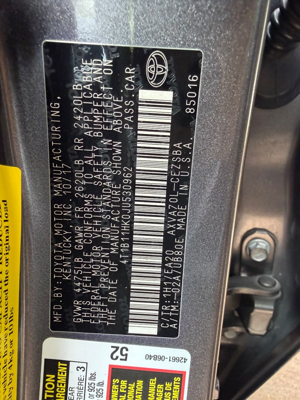 
								EXTREMELY SHARP 2018 TOYOTA CAMRY SE⚡️⚡️ KEYLESS ENTRY  WITH PROPER DOCUMENTATION  PRICE:18.5M 📍ABUJA full									