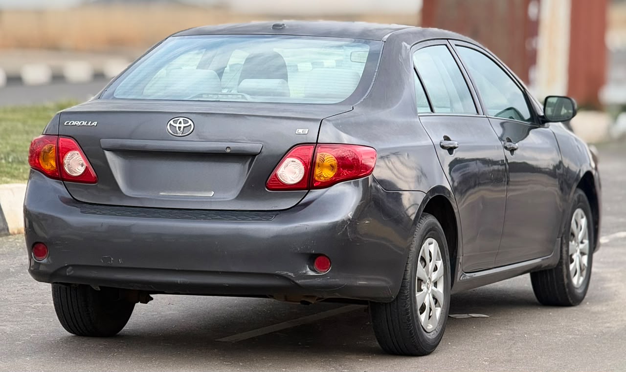 
								NEATLY USED 2010 TOYOTA COROLLA LE IN PRISTINE CONDITION WITH PROPER DOCUMENTATION UNTAMPERED SYSTEM GOING FOR 7.5M ABUJA DEAL full									