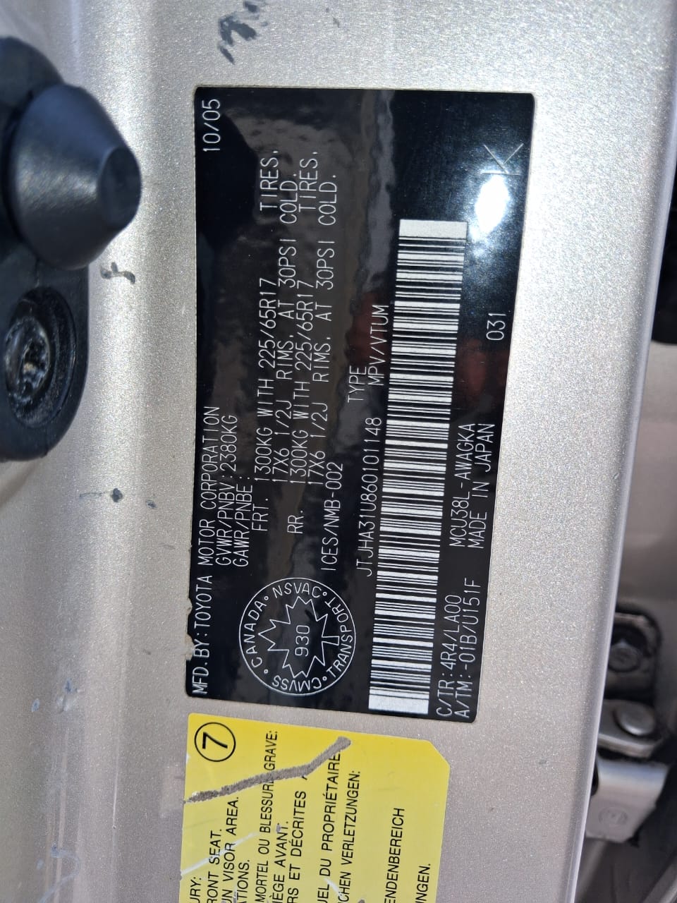 
								FOREIGN USED 2006 LEXUS RX330 IN PRISTINE CONDITION NOTHING TO FIX WITH ORIGINAL CUSTOM DUTY GOING FOR 12.5M ABUJA DEAL full									