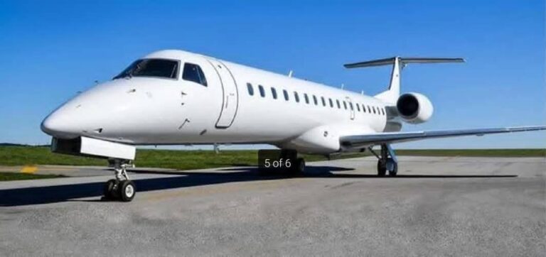 PRIVATE JET FOR SALE   50 LEATHER SEATS EMBRAER ERJ 145 LR. (2004).  MY LINK TO THE OWNER:  DIRECT TO SEMI MANDATE TO THE OWNER.   YEAR OF MANUFACTURING: 2004.  LOCATION: UNITED KINGDOM.   MANUFACTURER SERIAL NUMBER: 145135.  REGISTRATION NUMBER: SS-ACB.   PRICE: $14,900,000 US DOLLARS