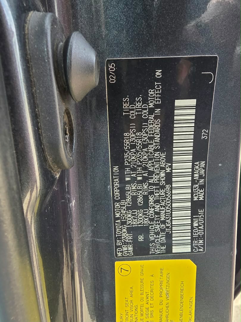 
								Extremely Clean newly arrived foreign used 2005 Lexus RX330 full option with absolutely nothing to fix with 100% accident free history going for just 12m only full									