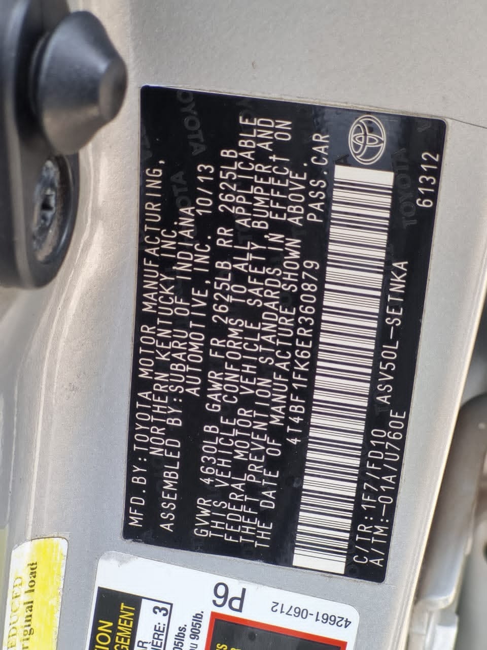 
								NEATLY USED 2014 TOYOTA CAMRY LE V4 WITH PROPER DOCUMENTATION UNTAMPERED SYSTEM GOING FOR 9.5M ABUJA DEAL full									