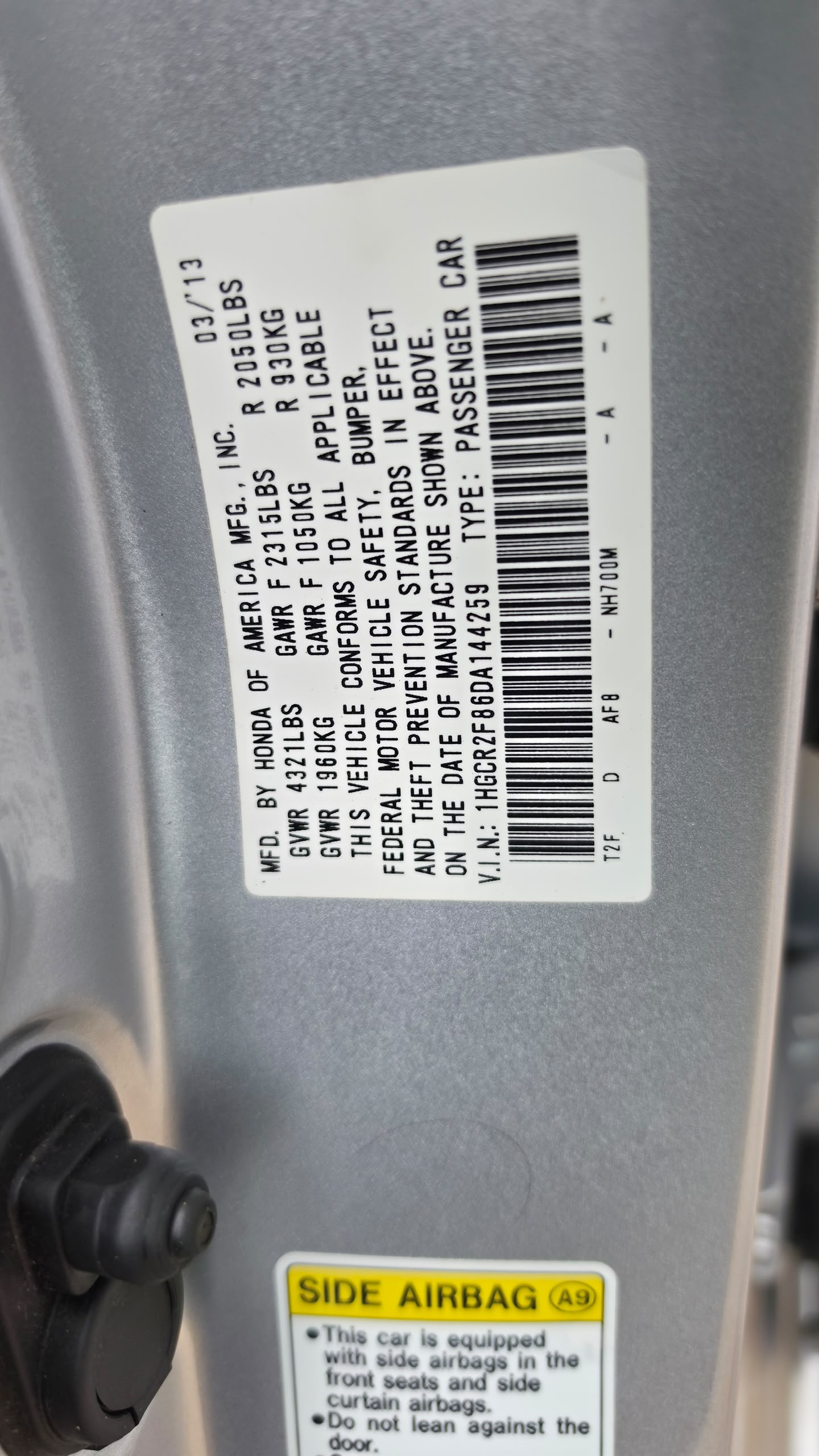
								Sept Distress: Extremely clean Foreign used 2014 Honda Accord EXL fullest option with mint exterior nd interior Accident Free. going for just 13m only full									