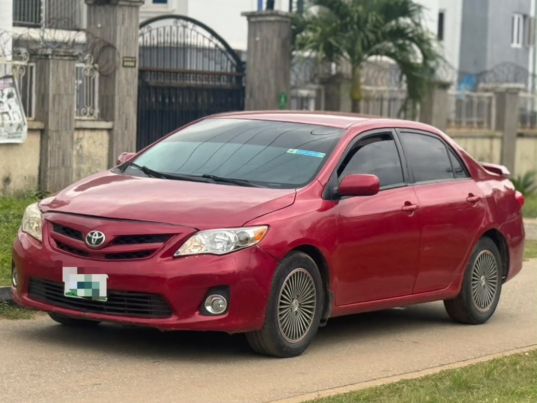 
								Extremely clean ‼️ 🔥Toyota   Corolla 2012 model ‼️ untouched engine and gear ⚙️Ac chilling going for 6.750m only come for inspection and payment before you hear sold full									