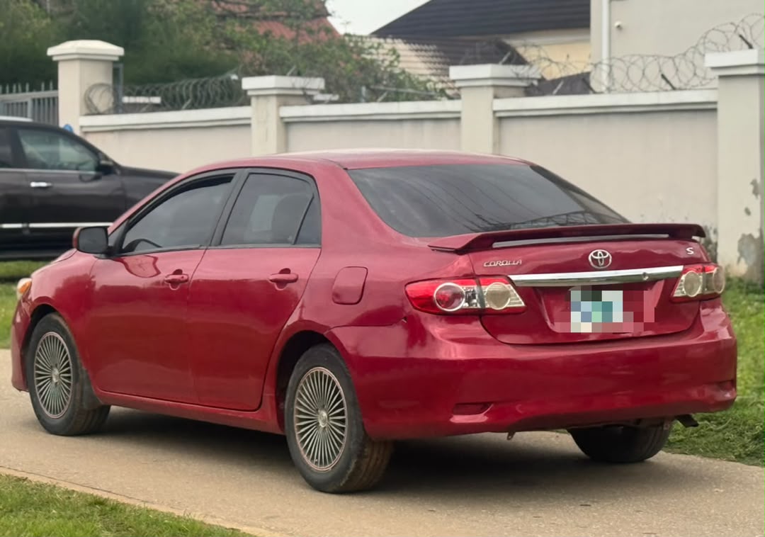 
								Extremely clean ‼️ 🔥Toyota   Corolla 2012 model ‼️ untouched engine and gear ⚙️Ac chilling going for 6.750m only come for inspection and payment before you hear sold full									