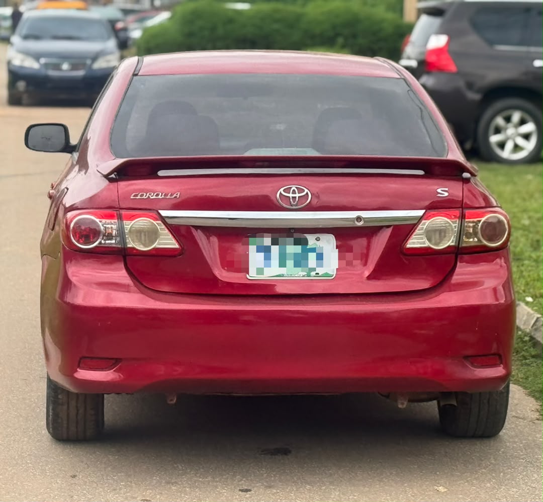 
								Extremely clean ‼️ 🔥Toyota   Corolla 2012 model ‼️ untouched engine and gear ⚙️Ac chilling going for 6.750m only come for inspection and payment before you hear sold full									