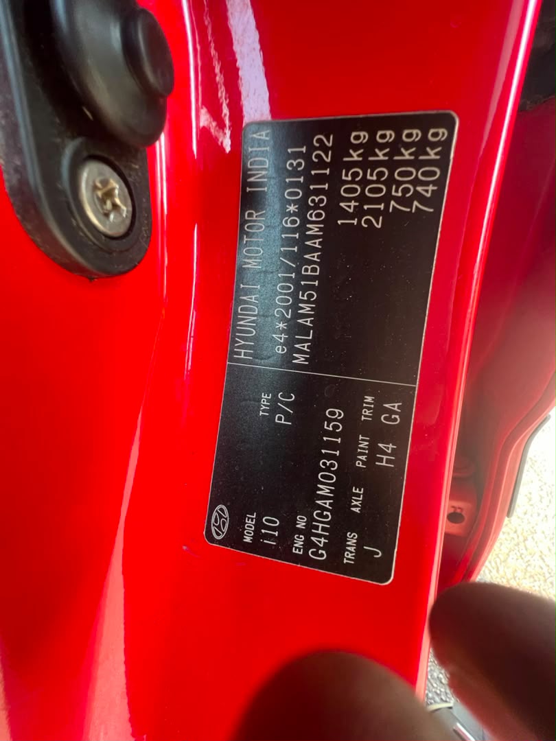 
								Hyundai i10 Used Belgium Standard Manual Transmission Price 6.5M Location Abuja full									