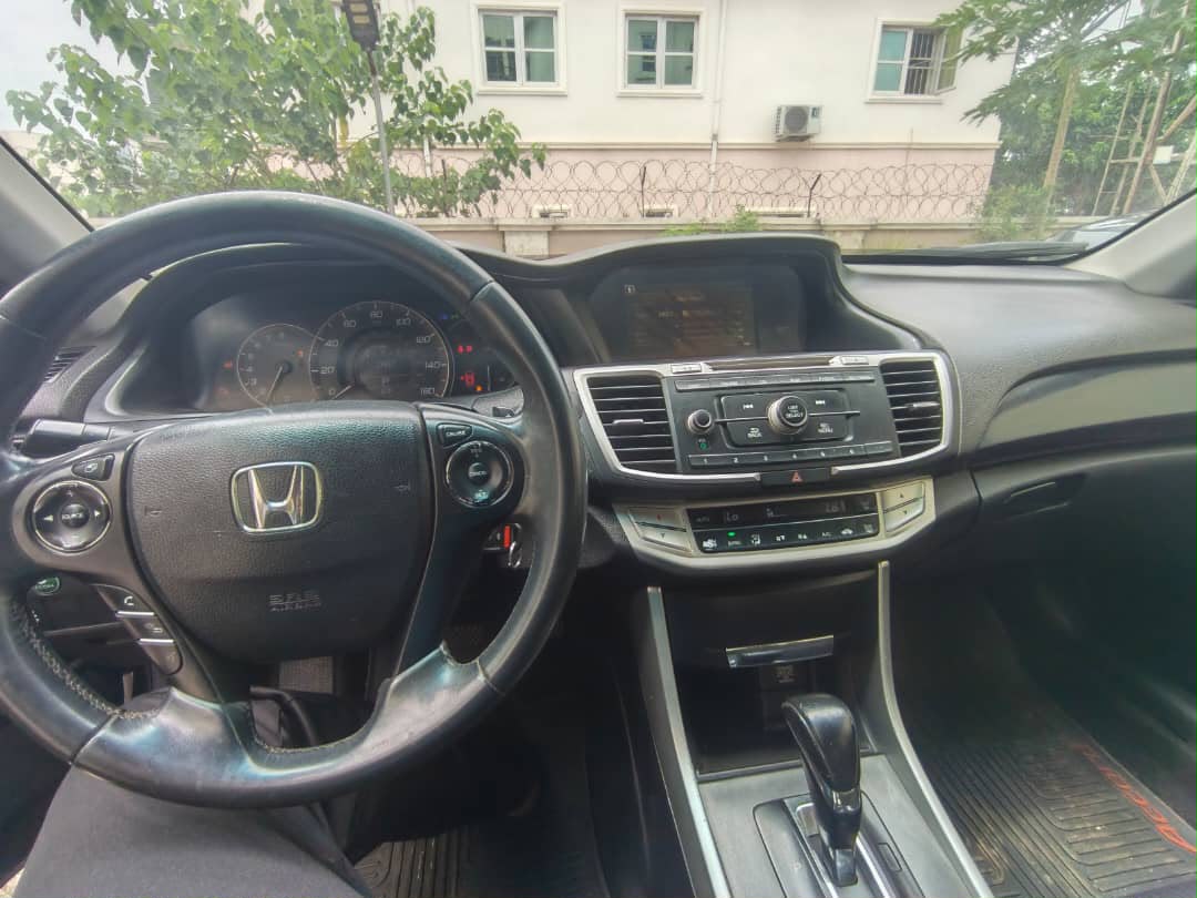 
								Neatly Used Honda Accord  2013  Key Entry  Fabric Seat  Untouched System  Original Custom duty  Going for 7.8 Million Naira  Location Abuja full									