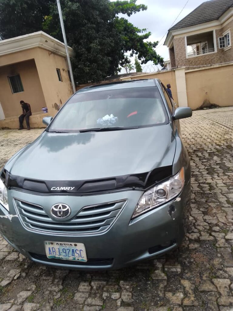 Toyota Camry  2008 model V6 Condition:: Few Months Registration. Untampered Engine and Gear  Factory fitted AC  First body paint Price:: 5m net  Settlement 200k   Location:: Lugbe, Abuja