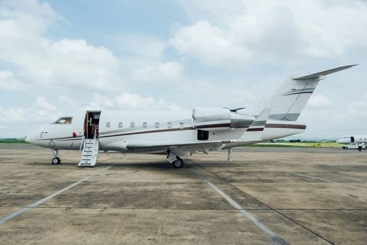 Direct brief….   PRIVATE JET FOR SALE IN ABUJA  1991 Bombardier challenger 601.12 Passengers Capacity   LOCATION:- Abuja Working perfectly, no issue  📍Now Selling $8m Net Last NO ASK LAST !  Pre physical inspection booking fees:$15,000  🤚🏻Warning: * No Chain allowed. @ALL max chain 2-3 Persons or don’t bother me  * CALL FOR LOI * buyer pays 5%  @all