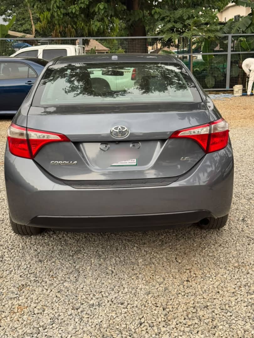 
								DIRECT BELGIUM TOYOTA COROLLA 2015 MODEL KEYLESS WITH PANORAMIC ROOF and 2026 DUTY FULLY PAID. JUST going FOR 14 MILLION NAIRA ONLY. LOCATION: Gwarinpa, Abuja! full									