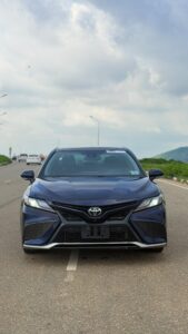 FOREIGN USED 🇺🇸 2021 TOYOTA CAMRY XSE WITH PUSH TO START, 360 DEGREES CAMERA,FULL PANORAMIC ROOF,ANTI BRAKE SYSTEM, COALITION SENSORS REAR AC VENT V4 ENGINE AC FREEZING AND VERIFIED DUTY VALID FOR 36.5 MILLION NAIRA ONLY