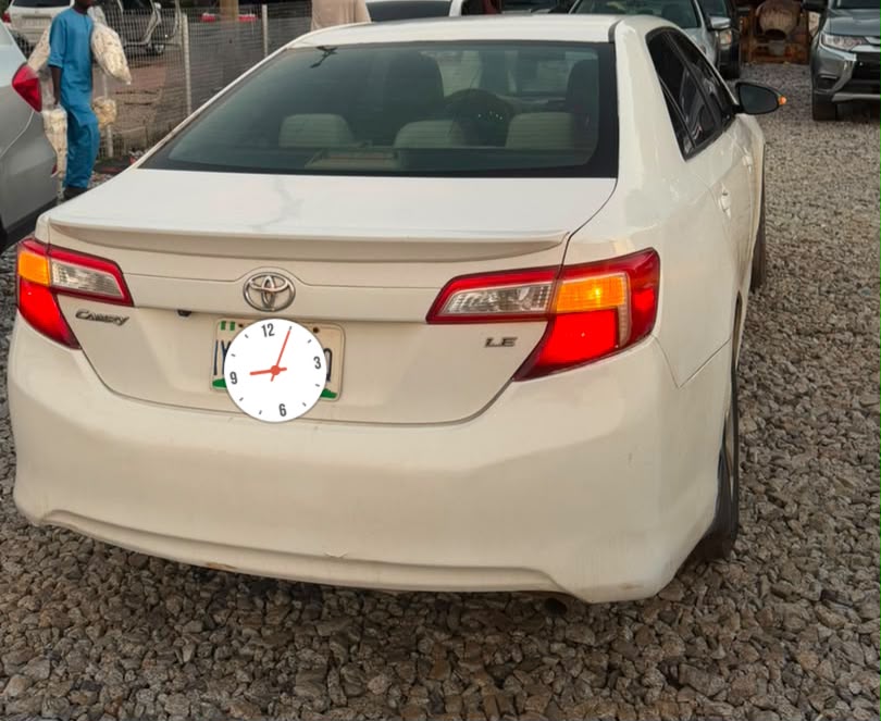 
								Giveaway Deal‼️‼️‼️ Carefully Used 2012 Distress Super sharp Toyota Camry Untempered engine gearbox Chilling AC Original Verified Custom Duty • Extremely clean • Buy & Drive 7.2m Last Add sambo Gwarimpa Abuja📍 ZERO CHAIN DEAL full									