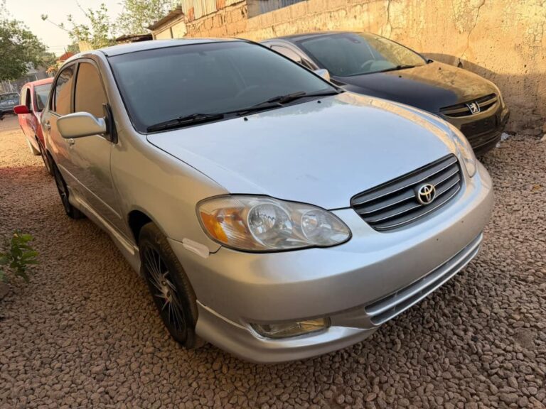 Distress sale 2004 Corolla S with untampered engine and gear first body going for just 5M location Abuja car with me