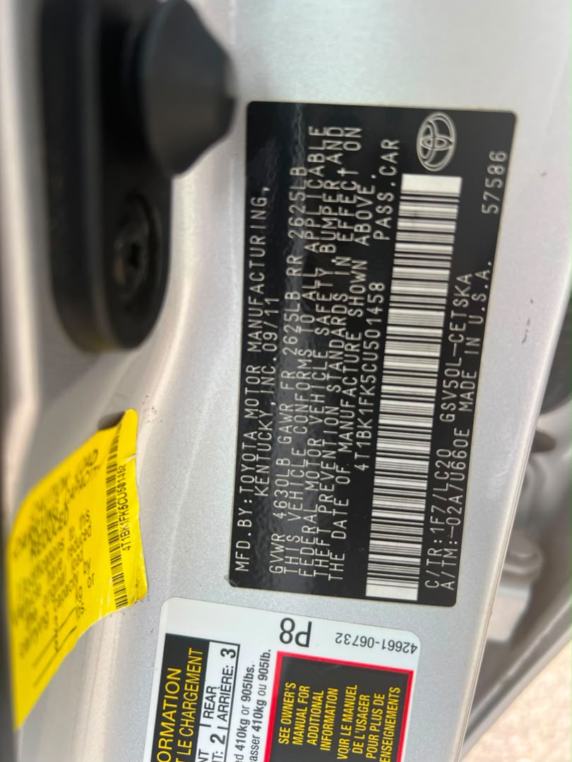 
								Good deals    Distress Sell Foreign used Toyota Camry 2013 SE V6 Engine for just 11.9m Abuja full									