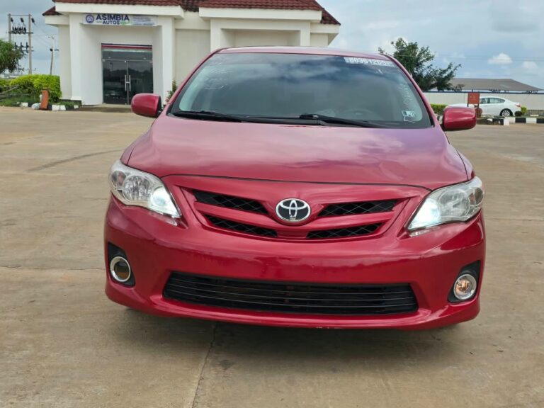 Latest Arrival: Foreign Used 2012 Toyota Corolla LE with Original Duty untampered engine and gear going for 12m only.