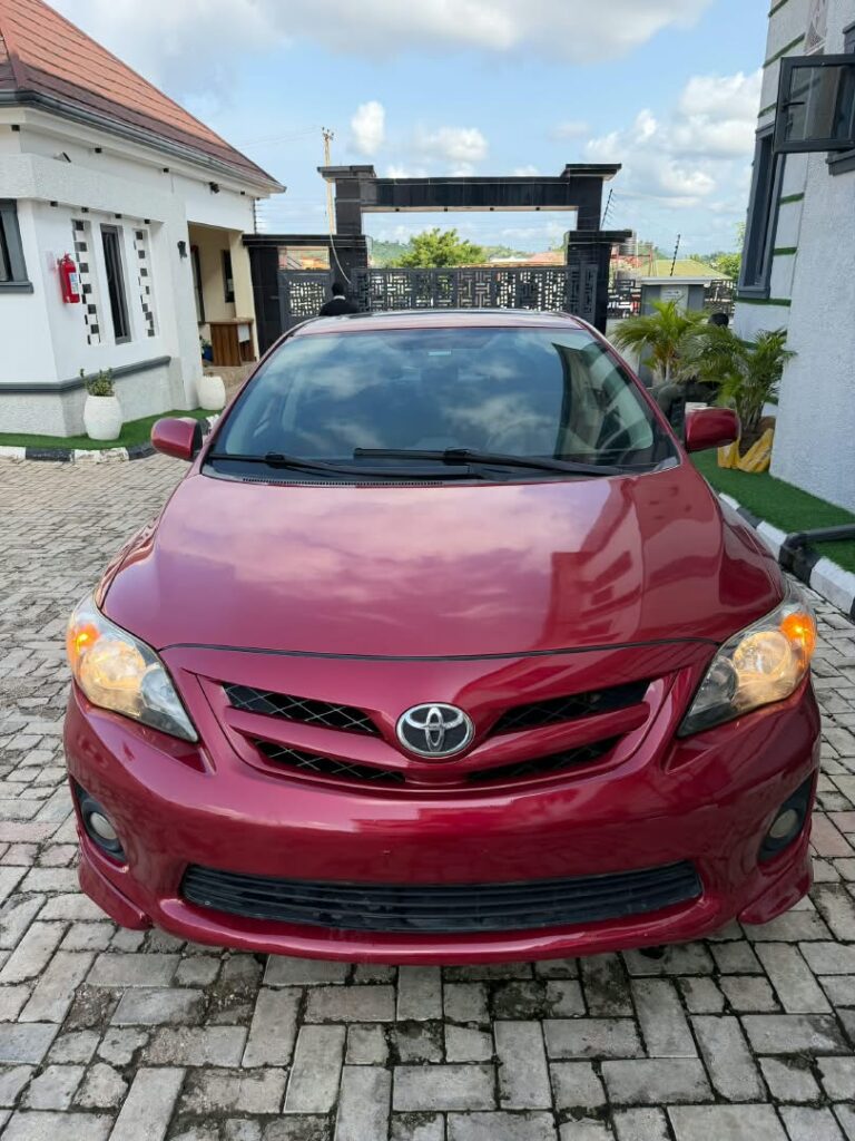 First body 2012 model Toyota Corolla sport  with 2024 duty, untempered engine and chilling AC…7.950m kuje Abuja deal
