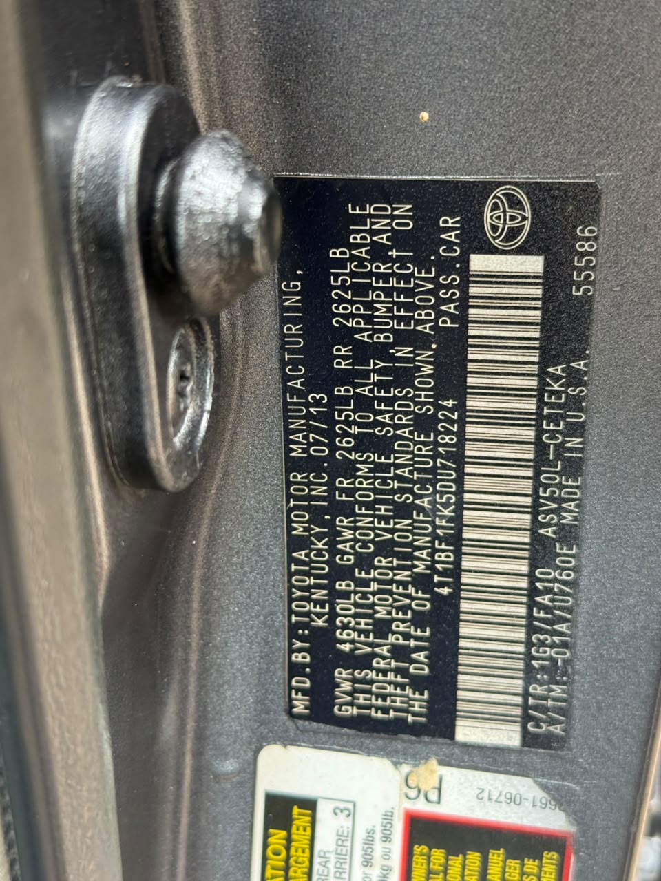 
								EXTREMELY SHARP 2014 TOYOTA CAMRY LE⚡⚡ WITH PROPER DOCUMENTATION  PRICE:8.5M 📍ABUJA full									
